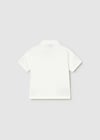Mayoral Erkek Bebek Polo Yaka Kısa Kol T-shirt Krem 01109