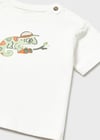 Mayoral Erkek Bebek Şapka T-shirt Şort Takım Yeşil - 01667
