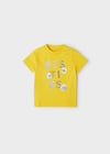 Mayoral Erkek Bebek Sarı Tshirt-Kısa Kol-'Bestıes' 