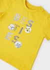Mayoral Erkek Bebek Sarı Tshirt-Kısa Kol-'Bestıes' 