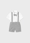 Mayoral Erkek Bebek Şort Gömlek Papyon Takım 1250