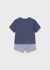 Mayoral Erkek Bebek Şort T-Shirt Takım Lacivert 01228