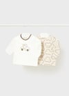 Mayoral Erkek Bebek T-Shirt 2'Li Set 02029 