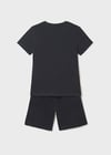 Mayoral Erkek Çocuk Bej Set-Şort Ve Tshirt-Örme 