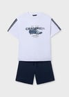 Mayoral Erkek Çocuk Bermuda Şort ve T-shirt Takım - 06687