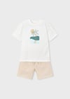 Mayoral Erkek Çocuk Bermuda Şort ve T-shirt Takım - 03218