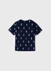 Mayoral Erkek Çocuk Beyaz Takım Tshirt