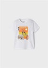 Mayoral Erkek Çocuk Beyaz Tshirt