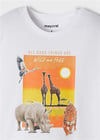 Mayoral Erkek Çocuk Beyaz Tshirt