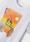 Mayoral Erkek Çocuk Beyaz Tshirt