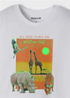 Mayoral Erkek Çocuk Beyaz Tshirt
