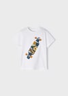 Mayoral Erkek Çocuk Beyaz Tshirt-Kısa Kol 