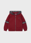 Mayoral Erkek Çocuk Bordo Fermuarlı Sweatshirt 04473 