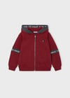 Mayoral Erkek Çocuk Bordo Fermuarlı Sweatshirt 04473 