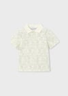 Mayoral Erkek Çocuk Desenli Polo T-shirt Yeşil - 03104
