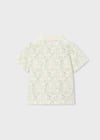 Mayoral Erkek Çocuk Desenli Polo T-shirt Yeşil - 03104