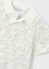 Mayoral Erkek Çocuk Desenli Polo T-shirt Yeşil - 03104