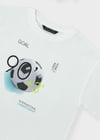 Mayoral Erkek Çocuk Desenli T-shirt Beyaz - 06036