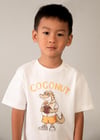 Mayoral Erkek Çocuk Desenli T-Shirt Krem - 03061