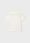 Mayoral Erkek Çocuk Desenli T-Shirt Krem - 03061