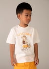 Mayoral Erkek Çocuk Desenli T-Shirt Krem - 03061