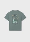 Mayoral Erkek Çocuk Desenli T-shirt Yeşil - 06036