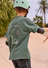 Mayoral Erkek Çocuk Desenli T-shirt Yeşil - 06036