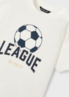 Mayoral Erkek Çocuk Futbol T-shirt Krem - 03074