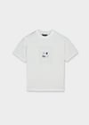 Mayoral Erkek Çocuk Kabartma Desenli  T-shirt Krem - 06031