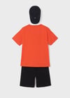 Mayoral Erkek Çocuk Kırmızı Set-Şort Ve Tshirt-Şapkalı 