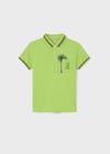 Mayoral Erkek Çocuk Kırmızı Tshirt-Polo-Kısa Kol-Baskılı 