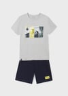 Mayoral Erkek Çocuk Lacivert Set-Şort Ve Tshirt-Örme 