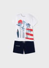Mayoral Erkek Çocuk Lacivert Set-Şort Ve Tshirt-Örme 