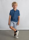 Mayoral Erkek Çocuk Polo T-shirt Mavi - 03106