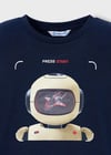 Mayoral Erkek Çocuk Robot T-shirt Lacivert - 03065
