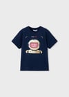 Mayoral Erkek Çocuk Robot T-shirt Lacivert - 03065