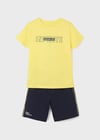 Mayoral Erkek Çocuk Sarı Set-Şort Ve Tshirt-Örme 