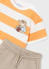 Mayoral Erkek Çocuk Sarı Şort T-shirt Takım - 03602