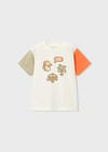 Mayoral Erkek Çocuk T-shirt Krem - 03076