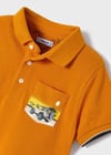 Mayoral Erkek Çocuk Turuncu Tshirt-Polo-Kısa Kol 