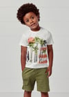 Mayoral Erkek Çocuk Yeşil Set-Şort Ve Tshirt-Örme 