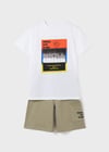 Mayoral Erkek Çocuk Yeşil Set-Şort Ve Tshirt-Örme 
