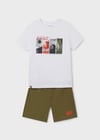 Mayoral Erkek Çocuk Yeşil Set-Şort Ve Tshirt-Örme 