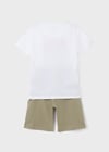 Mayoral Erkek Çocuk Yeşil Set-Şort Ve Tshirt-Örme 