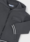 Mayoral Gri Erkek Çocuk Fermuarlı Sweatshirt 4427