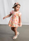 Mayoral Kız Bebek Çiçek Desenli Elbise Pembe - 01909