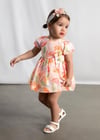Mayoral Kız Bebek Çiçek Desenli Elbise Pembe - 01909