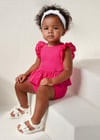 Mayoral Kız Bebek Fuşya Set-Bermuda-Perfore 