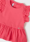 Mayoral Kız Bebek Fuşya Set-Bermuda-Perfore 