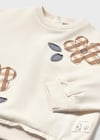 Mayoral Kız Bebek İşlemeli Sweatshirt 1459 
